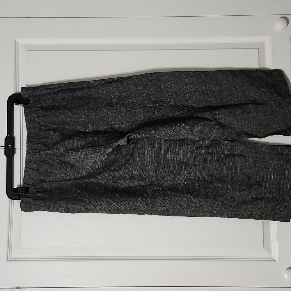 NWT Eileen Fisher Organic Linen Tweed Cropped Pant. Size M - Picture 5 of 9